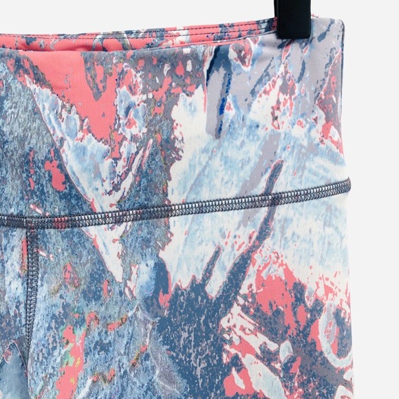 Onzie Flow Womens Size M/L Yoga Printed Compression Capris Activewear Leggings - Picture 3 of 6